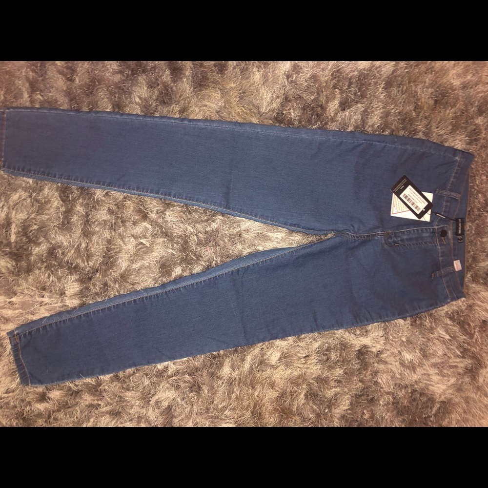 PrettyLittleThing  MidWash Disco Fit Skinny Jeans